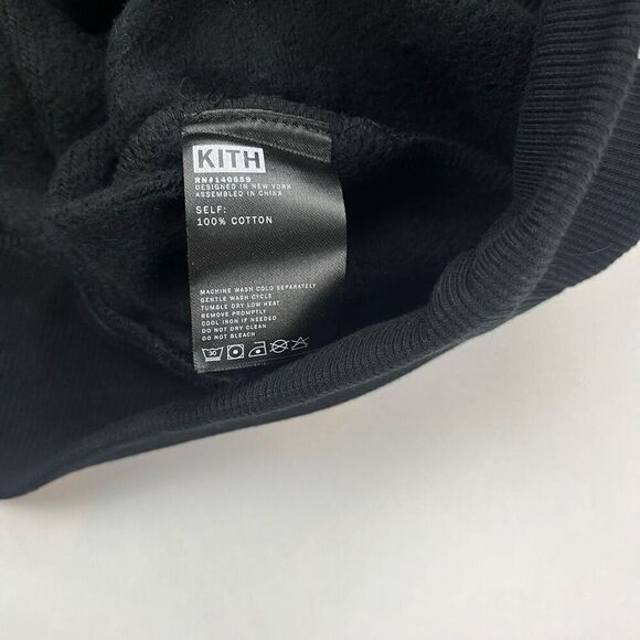 Kith x Looney Tunes Merrie Melodies Hoodie Men's Size X-Small NWT Black - Picture 7 of 11